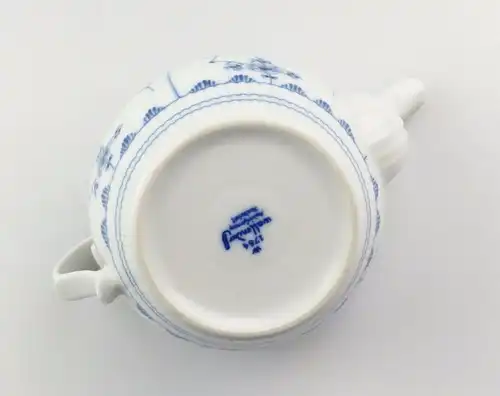 #e7540 Wunderschöne kleine Teekanne Wallendorf Porzellan Blau Dresmer