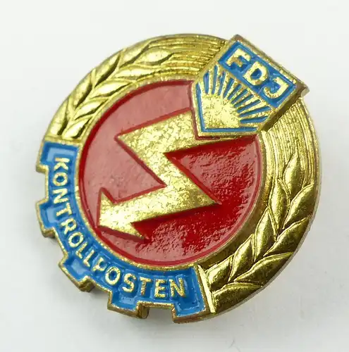 #e7959 DDR Abzeichen: Kontrollposten der FDJ vgl. Band V Nr. 91 e ab 1973 verl.