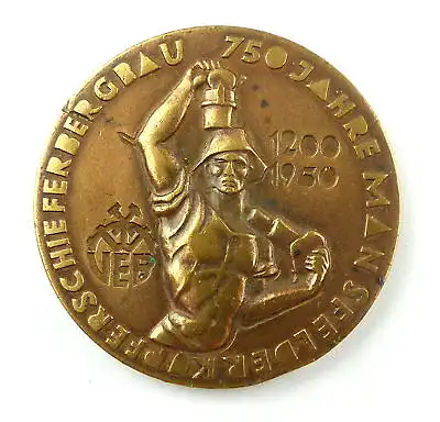 #e7946 Medaille 750 Jahre Mansfelder Kupferschieferbergbau 1200-1950