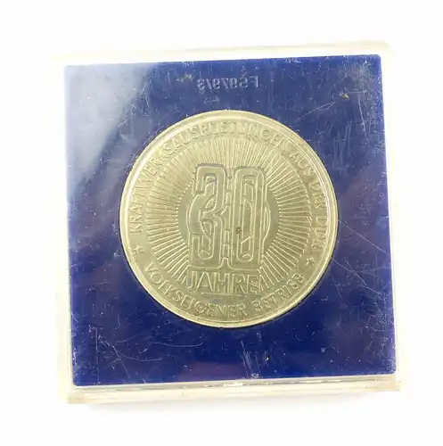 #e7892 Original alte DDR Medaille 30 Jahre Kraftwerksausrüstungen Betrieb 1979