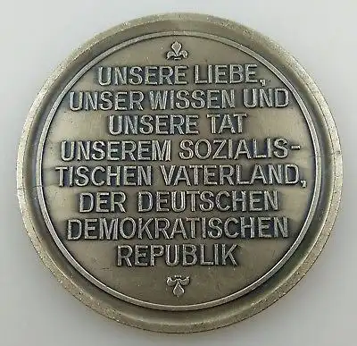 Medaille: FDJ 30 Jahre DDR Fackelzug der FDJ silberfarben, Orden3352