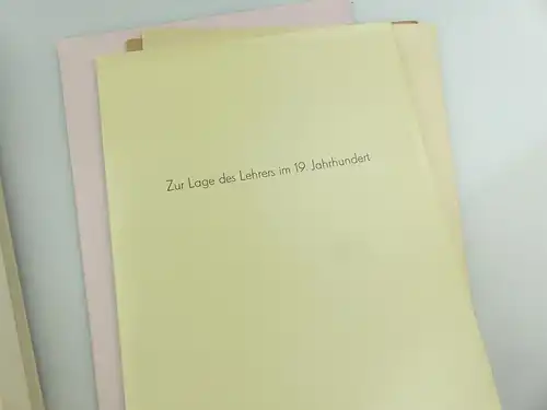 #e8419 Seltene Mappe Eröffnung der Akademie der pädagogischen Wissenschaften DDR