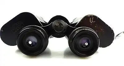 #e8520 Carl Zeiss Jena Fernglas Pentekarem 15x50 schwarz mit Trageriemen