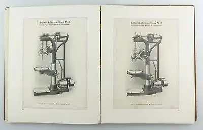 #e8597 Seltenes Buch mit Vollgoldschnitt Reinhold Bohrmaschinen 1891-1916