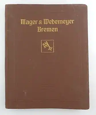 #e8652 Buch Mager & Wedemeyer Bremen Spezialkatalog für Maschinen und Werkzeuge
