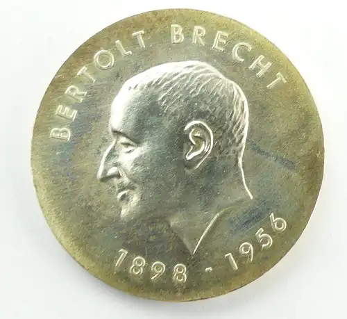 #e8671 DDR 10-Mark-Gedenkmünze 1973 - Bertolt Brecht 1898-1956