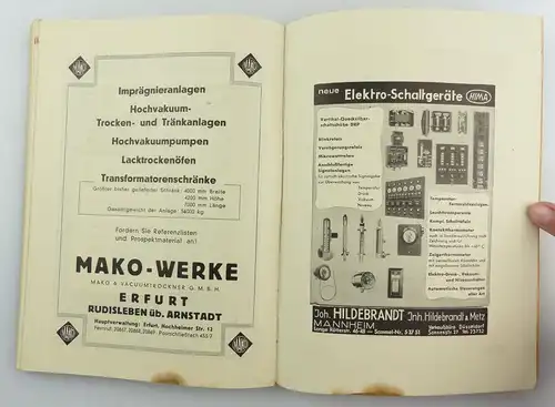 #e8798 Altes Buch: Elektrische Raumheizung mit vielen Abbildungen