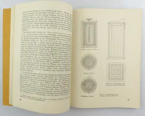 #e8798 Altes Buch: Elektrische Raumheizung mit vielen Abbildungen