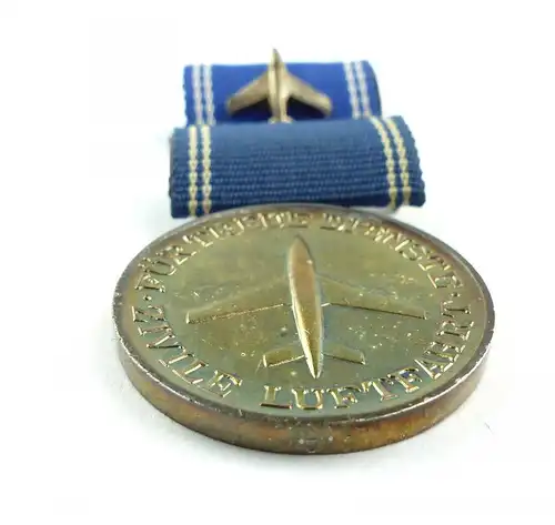 #e8733 Medaille für treue Dienste in der zivilen Luftfahrt goldfarben Nr. 190 b