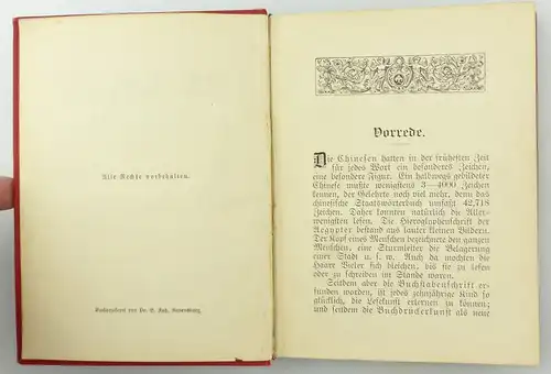 #e8850 Kleines Buch Leseführer: Die Lektüre von Fr. X. Wetzel 2. Auflage um 1900