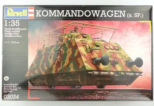 #e8832 Revell Modellbau Kommandowagen (s.SP.) 1:35 Panzer 03034 19,8 cm Niveau 4