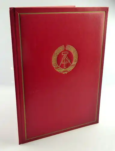 Original rote Urkundenmappe DDR, so270