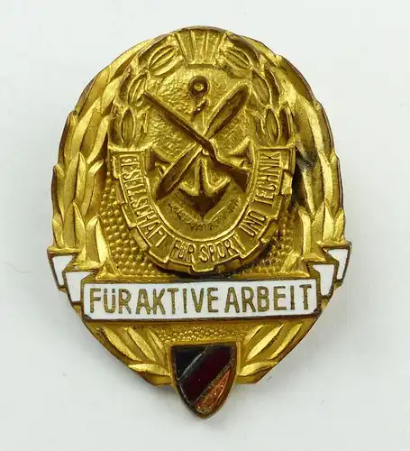 #e8977 Abzeichen / Medaille für aktive Arbeit in der GST vgl. Nr. 11 e (1959-60)