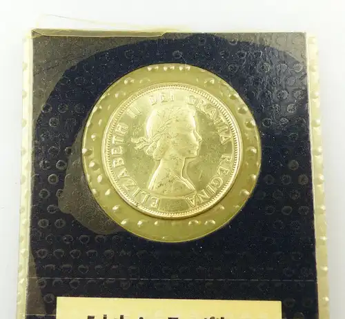 #e8957 Gedenkmünze Münze Kanada 50 Cents 1959-64 Stempelglanz Elisabeth