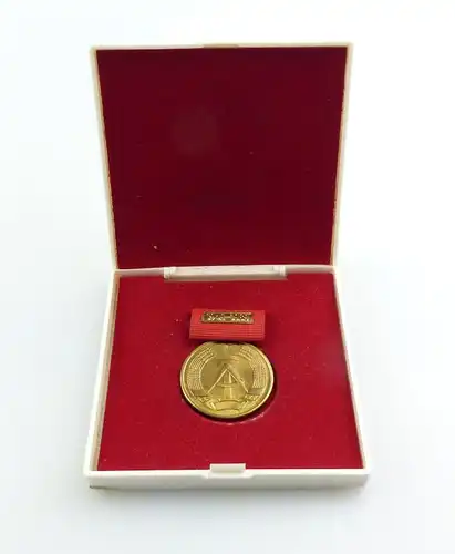 #e8997 DDR Medaille 40. Jahrestag der Gründung der DDR Nr. 316 goldfarben