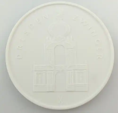 #e8995 Meissen Medaille Dresden Zwinger Zur Erinnerung Rat der Stadt Dresden