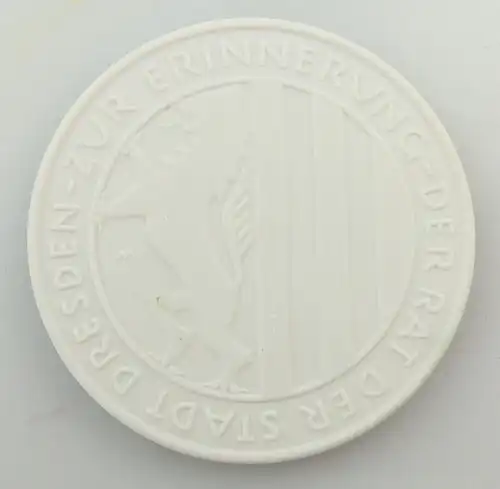 #e8995 Meissen Medaille Dresden Zwinger Zur Erinnerung Rat der Stadt Dresden