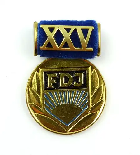 E9149 Medaille Zur Erinnerung an den 25. Jahrestag der FDJ Freie Deutsche Jugend