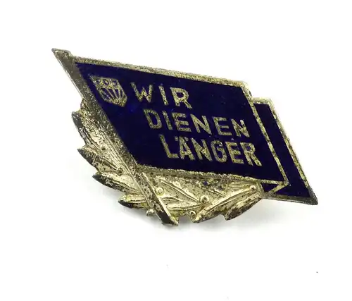 e9115 Original altes Ehrenabzeichen DDR "Wir dienen länger" FDJ 1961 emailliert