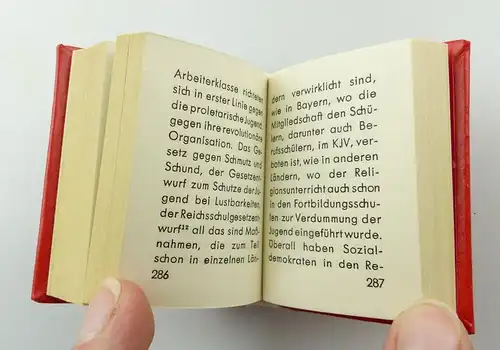 e9211 Minibuch: Ernst Thälmann Vorbild der Jugend 1976 Johannes R. Becher