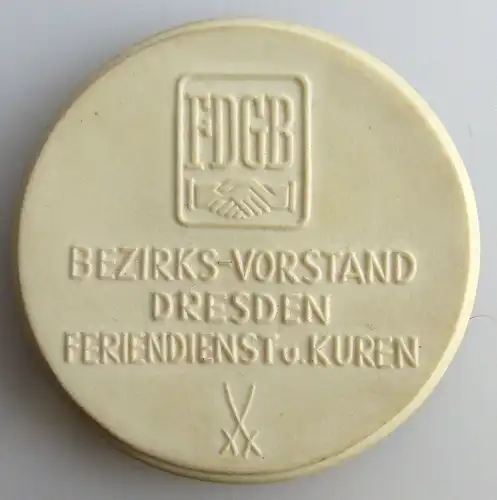 Meissen Medaille: FDGB Urlaubermassensport für gute Leistungen, Orden2255