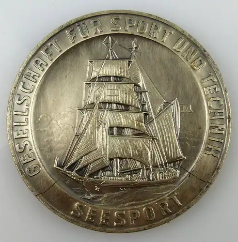 GST Medaille SSV Ehrengabe Seesport, silberfarben, GST727