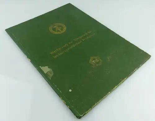 Urkunde Wettbewerb herv. Leistungen landwirtschaftliche Produktion Orden1923