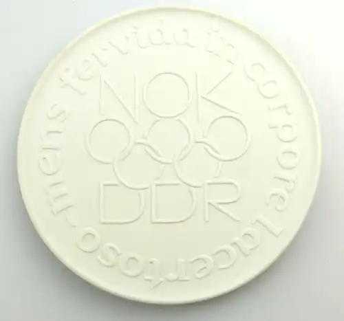 #e2988 Aus Nachlass: Meissen Medaille NOK DDR mens fervida in corpore lacertoso
