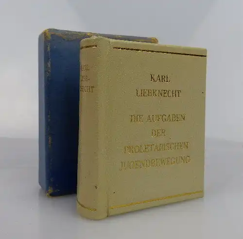 Minibuch: Karl Liebknecht - mit Widmung und originaler Unterschrift !!! bu0264