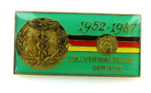 #e3377 Abzeichen 1952 - 1987 35 Jahre Zollverwaltung der DDR