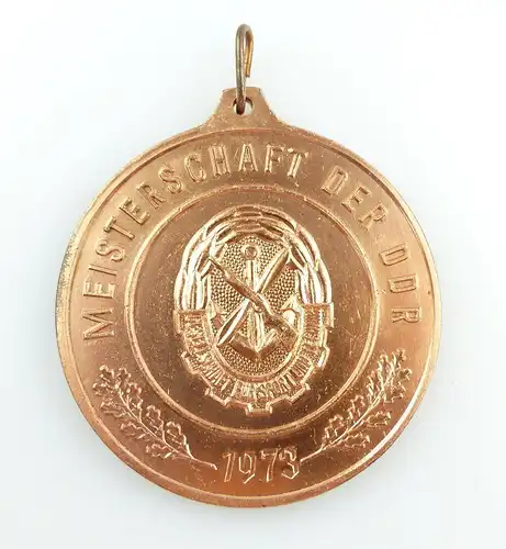 #e2955 Medaille: Meisterschaft der DDR GST1973 in Bronze