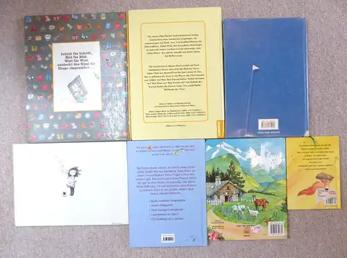7 alte Kinderbücher: z.B. Mein allererstes Schreibschriftbilderbuch etc. e1076