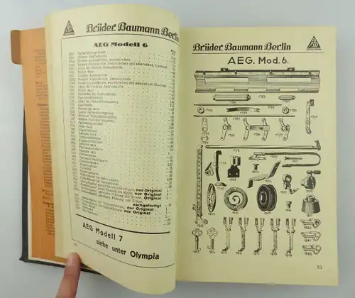 Buch: Brüder Baumann Berlin Das Spezialhaus Katalog Büromaschinen Ausgabe D e762
