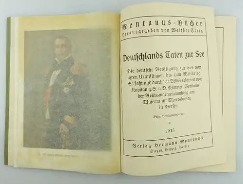 Buch: 8. Band der Montanusbücher, Deutschlands Taten zur See, Nautik e757