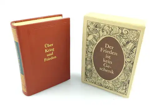 #e2934 Minibuch: Über Krieg und Frieden Eichelberger 1. Auflage 1986