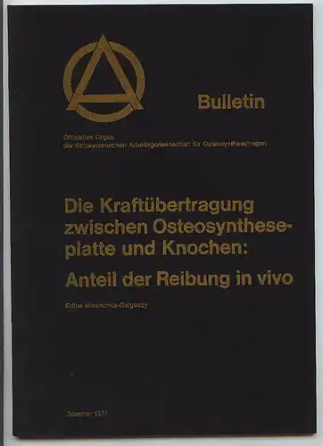 BULLETIN Schweiz Arbeitsgemeinschaft Sommer 1977