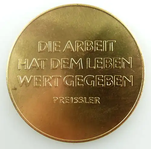 Medaille im Etui: Ehrenplakette Kreis Strausberg  e1409