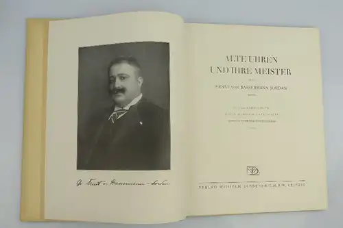 Buch: Alte Uhren und ihre Meister mit 164 Abbildungen Wilhelm Diebener bu0588
