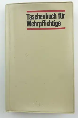 #e5927 Taschenbuch für Wehrpflichtige 1965 Deutscher Militärverlag Berlin