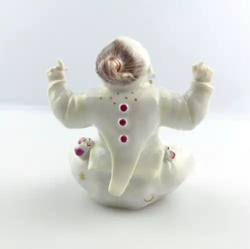 E5114 Seltene Wallendorf Figur Porzellan sitzender Chinese mit Krug Handarbeit