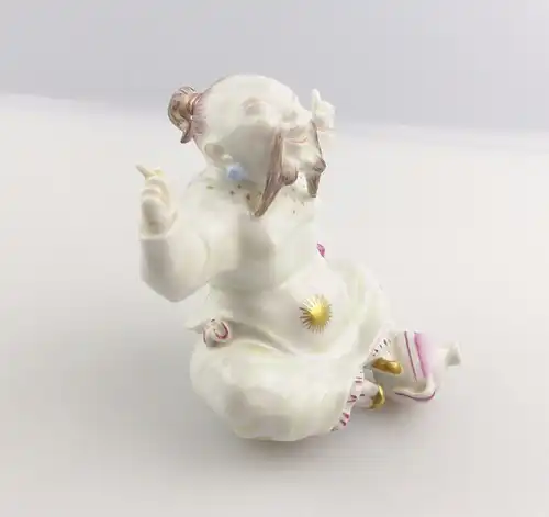 E5114 Seltene Wallendorf Figur Porzellan sitzender Chinese mit Krug Handarbeit