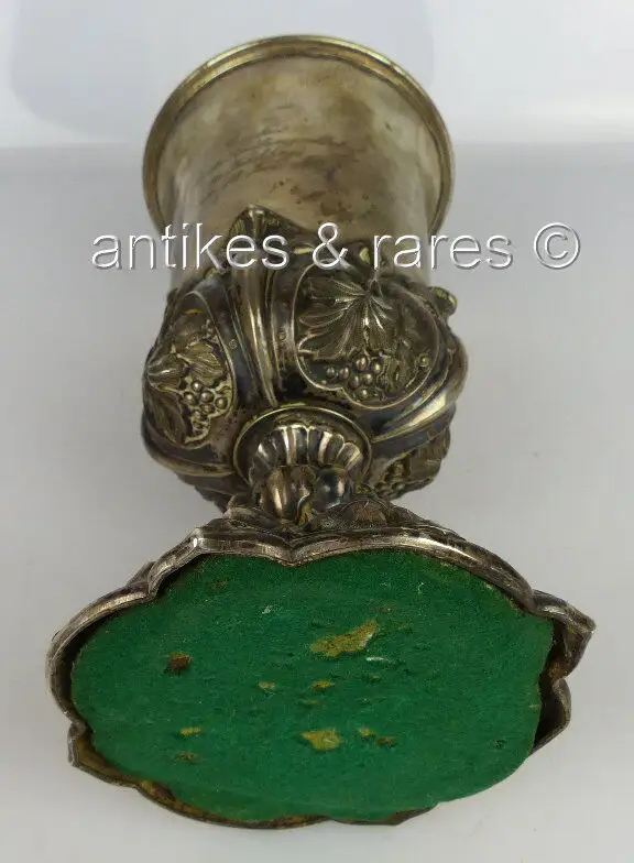 Pokal 13 Lot (Ag) Silber verliehen an Kommandanten Immanuel Schaufuss 1867 gewid 7