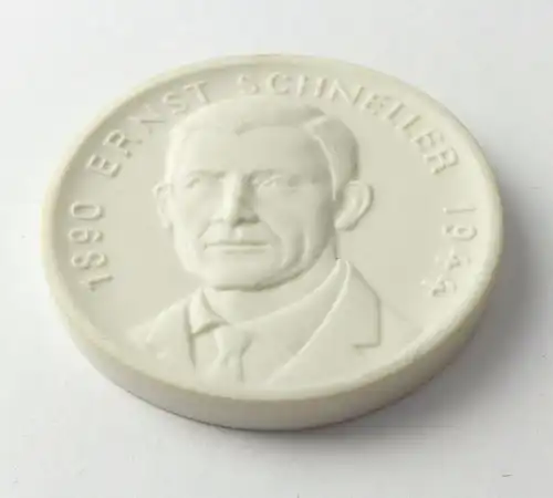 #e6310 Original alte Meissen Medaille: Ernst Schneller Ehrenplakette GST 1975