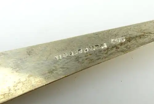 #e2541 Alte handgefertigte Zuckerzange aus 800er Silber