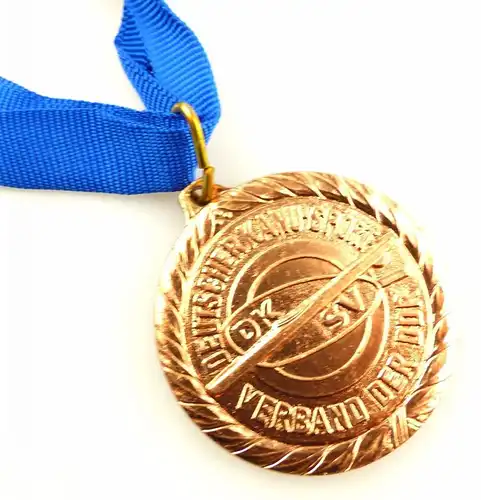 #e5538 DDR Medaille Deutscher Kanusport Verband der DDR DKSV in Bronze