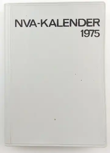 #e5920 Kleiner Taschenkalender der Nationalen Volksarmee NVA Militärverlag 1975