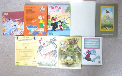 9 Kinderbücher: Disnexs Aladdin, Pumuckl... e1375