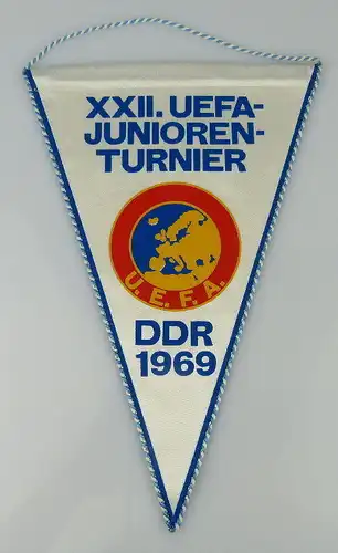 Wimpel: XXII. UEFA Juniorenturnier DDR 1969 U.E.F.A., Orden2164