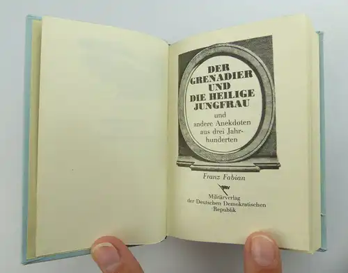 Minibuch: Der Grenadier und die heilige Jungfrau Franz Fabian e309