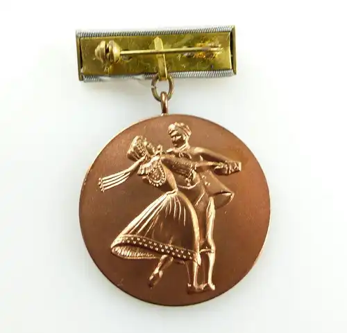 #e4564 DDR Medaille Preis für künstlerisches Volksschaffen 1973-89 verliehen 31d